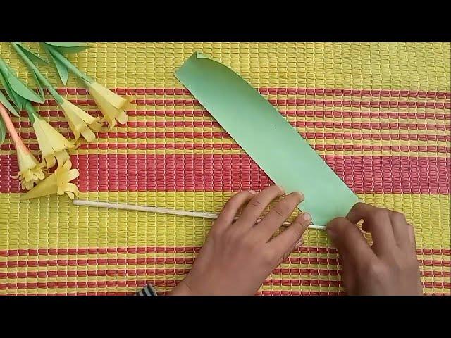 Beautiful Paper Flower Making - Home Decor -Paper Crafts For School - Paper Flowers-origami flower