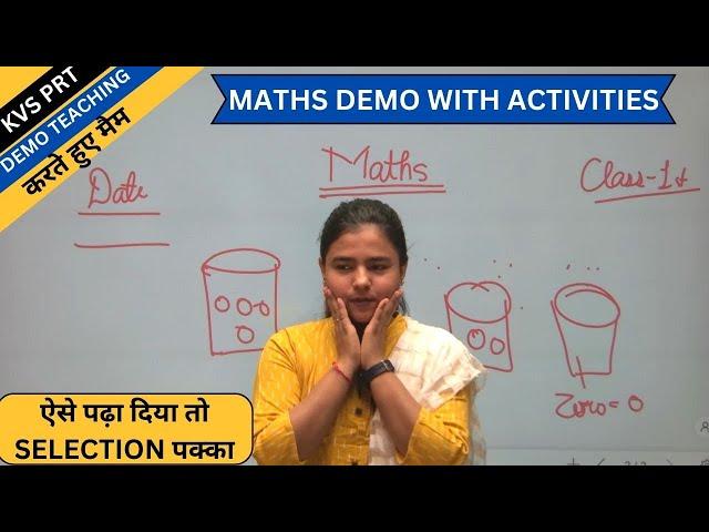 Kvs PRT Interview Maths Demo Teaching | Concept of Zero Demo Teaching | Kvs Maths Demo Video