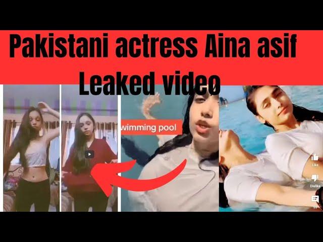 Aina asif new leaked video | Aina asif swimming pool video | Aina asif viral video