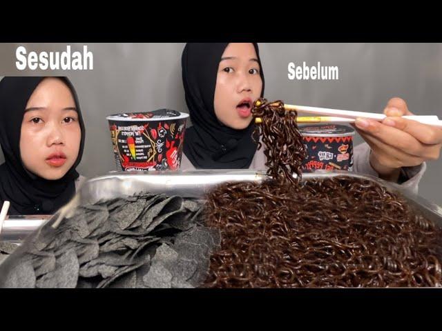 mukbang ASMR Mie ghost pepper potato ghost pepper level paling pedas mematikan