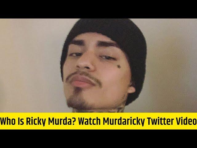 Ricky Murda Twitter Video Leaked | Who Is Ricky Murda? Watch Murdaricky Twitter Video: Download Clip