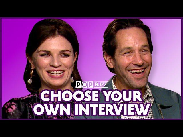 Paul Rudd & Aisling Bea Talk Irish Vagina Slang | Living With Yourself | PopBuzz Meets