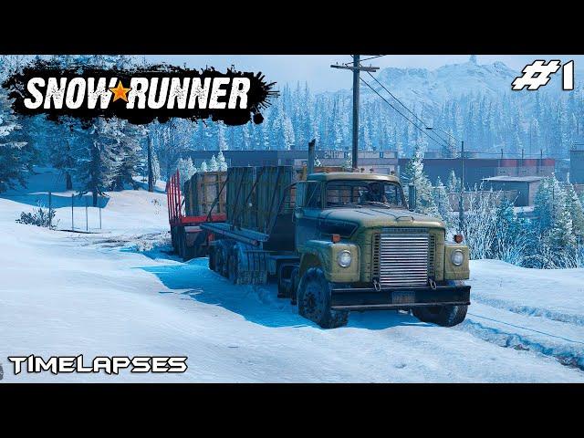 SNOWRUNNER Gameplay Part 1 - VISITING ALL WATCHTOWERS