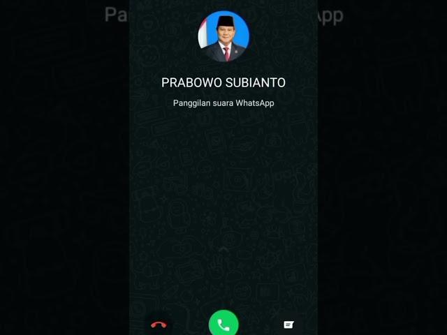 Prabowo Subianto call me #news #prabowosubianto