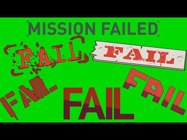 Henry Stickmin Collection All Fail Screens Greenscreen