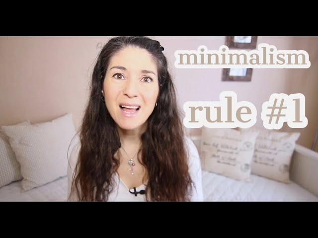 Healthy Minimalist Mom: Minimalism Rule #1