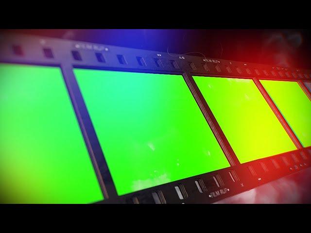 GREEN SCREEN EFFECTS|film strip projector history opener|Free After Effects Template|chroma key