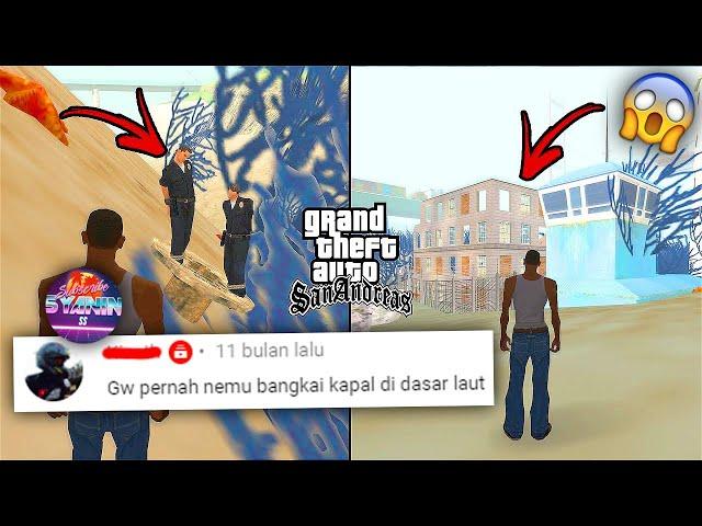 MEMBONGKAR MISTERI 5 Easter Egg Bawah Laut PART 1 GTA San Andreas HAPUS AIR LAUT Rahasia Dasar Laut