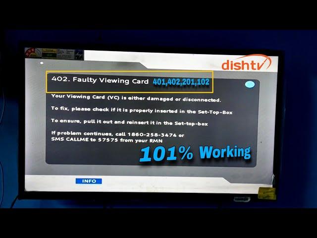 dish tv 402 faulty viewing card | 402 faulty viewing card dish tv | faulty viewing card dish tv