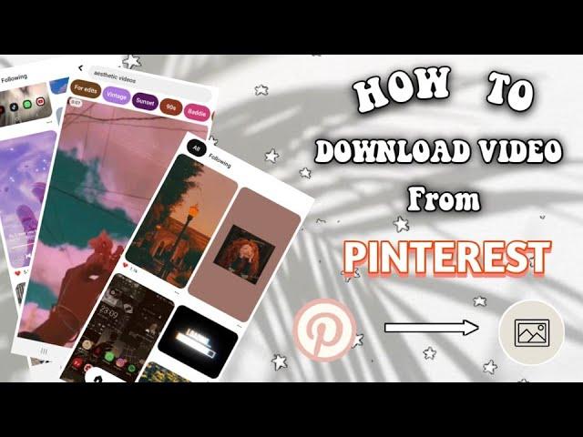 How To Download videos from Pinterest to Gallery