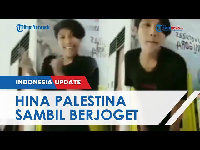 Tampang Pria yang Buat Video Tiktok Berisi Hinaan ke Palestina, Kini Jadi Tersangka: Harusnya Israel