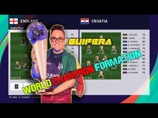 PES 2021- The formation for the world champions Guifera