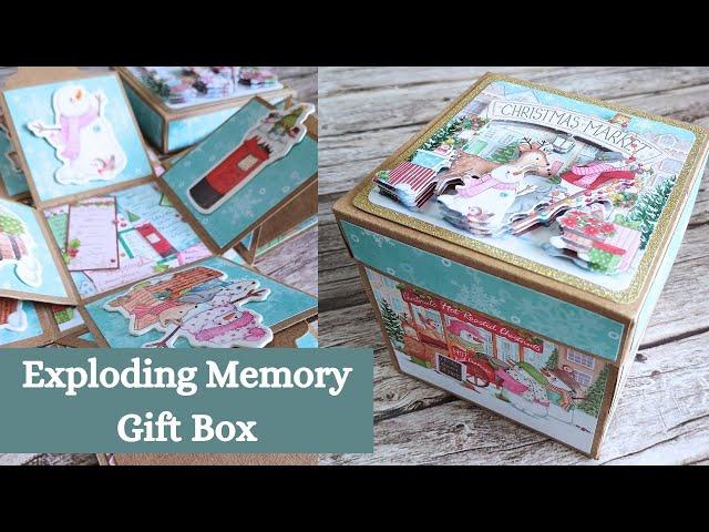 Exploding Memory Album Gift Box Tutorial