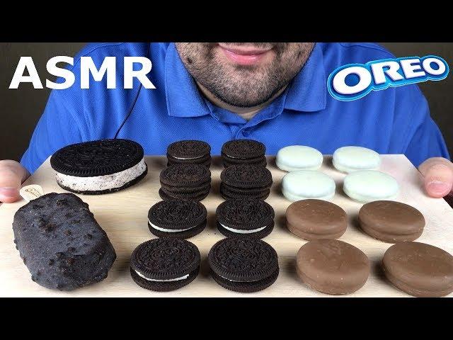 ASMR OREO PARTY (Ice Cream and Cookies) Eating Sounds *NO TALKING*