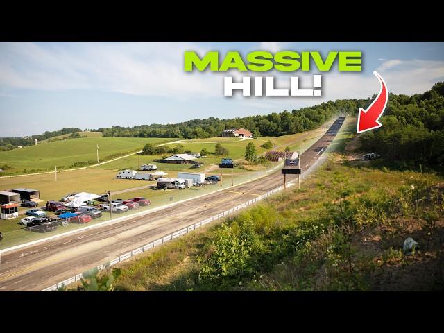 Racing Towards A MASSIVE 150ft Hill in 1000+ Horsepower Cars!  (KD Dragway)