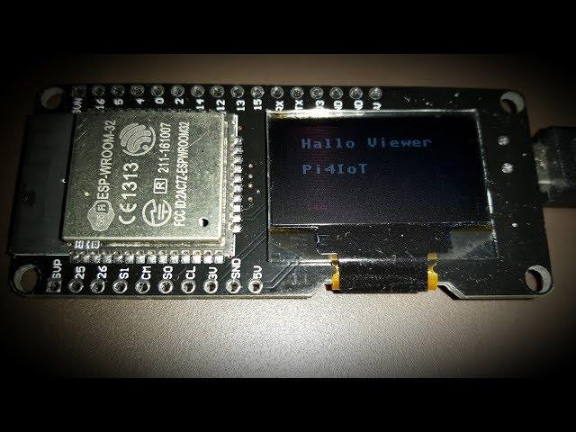 ESP32 Module with OLED  Part #1 - Install MicroPython