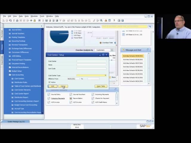 SAP Business One Financial Module