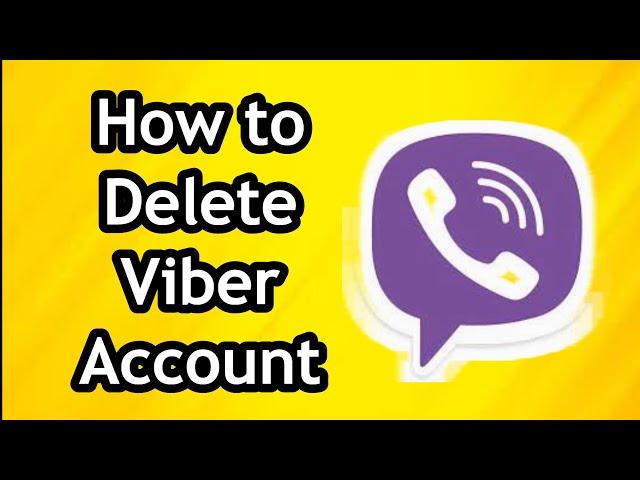 How to Delete Viber Account