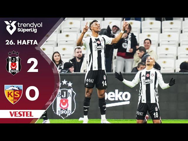 Vestel | Beşiktaş (2-0) Kayserispor - Highlights/Özet | Trendyol Süper Lig - 2024/25