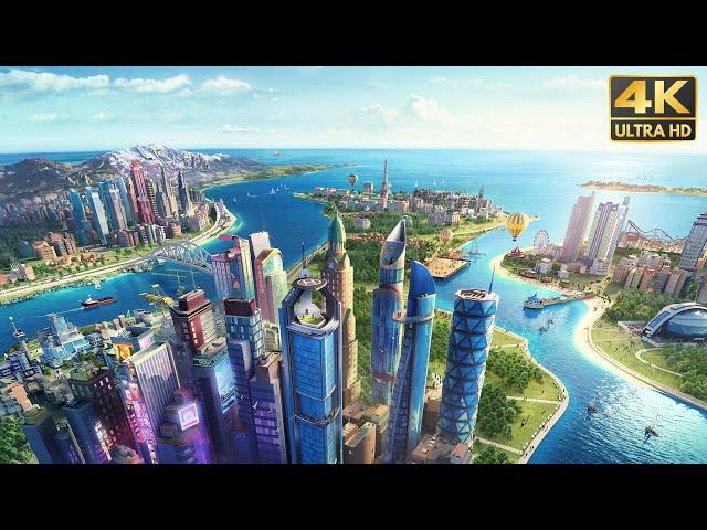 Sim City [4K 60fps] No Commentary Gameplay