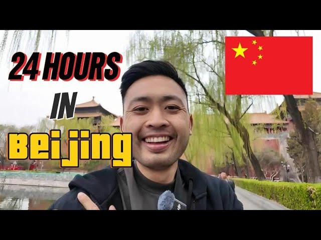  2024 Vlog - 24 hours in Beijing China - Transfer visa, Peking Duck, Tiananmen Square, St Regis