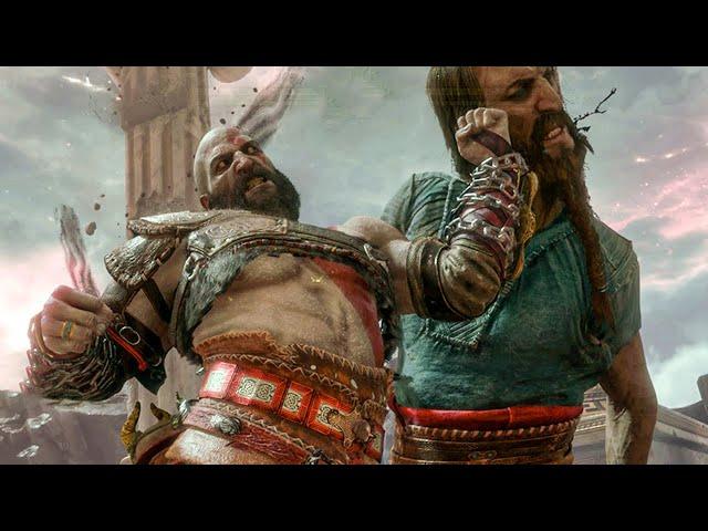 God of War Ragnarok Valhalla - Kratos vs Tyr ALL BOSSES FIGHTS + ENDING