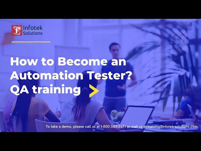 How to become an Automation Tester? QA training | QA Tutorial