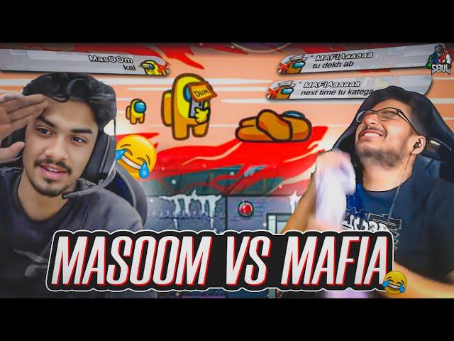 MASOOM VS @8bitMafia  || AMONG US HIGHLIGHTS