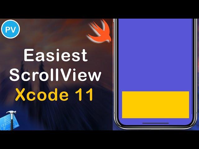 Easiest UIScrollView EVER (Xcode 11 & Swift 5)