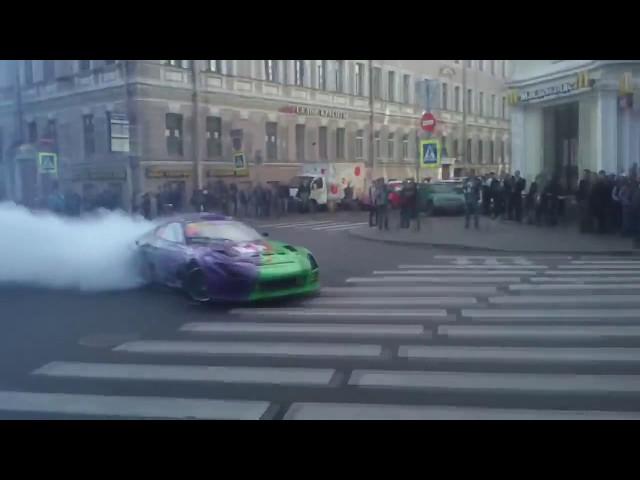 TOYOTA SUPRA 2jz GTE ANGRY 1000HP LONDON CITY DRIFT