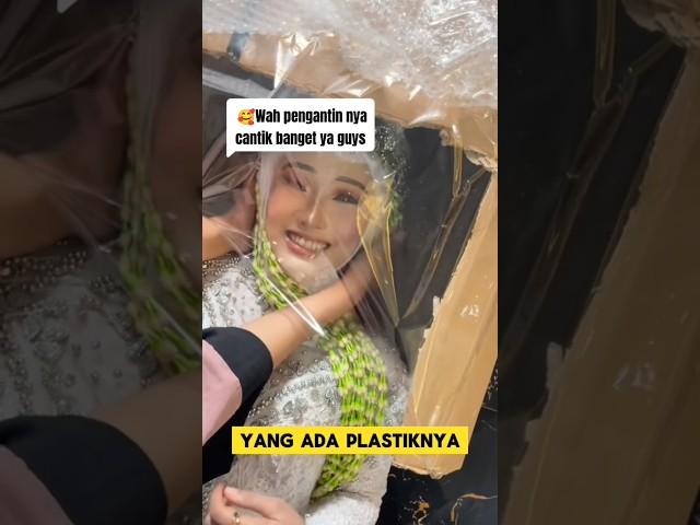 pengantin wanita cantik seperti boneka Barbie yang lagi viral ‼️ #nikah #cantik #bonekaberbie