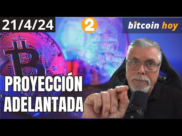 LA MANERA DE ADELANTARNOS A SI SUBIRÁ BTC ES CON ESTA PROYECCIÓN