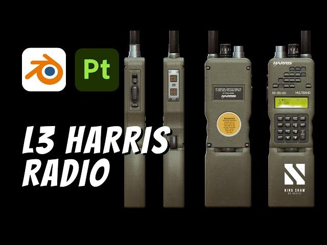 L3Harris Radio | Blender/Substance Painter Tutorial