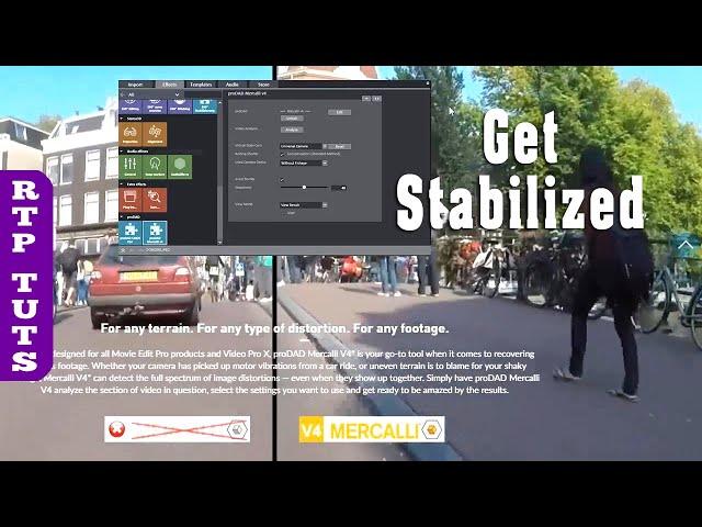 Magix Movie Edit Pro 2019 - Video Stabilization Tutorial proDAD Mercalli 2.0