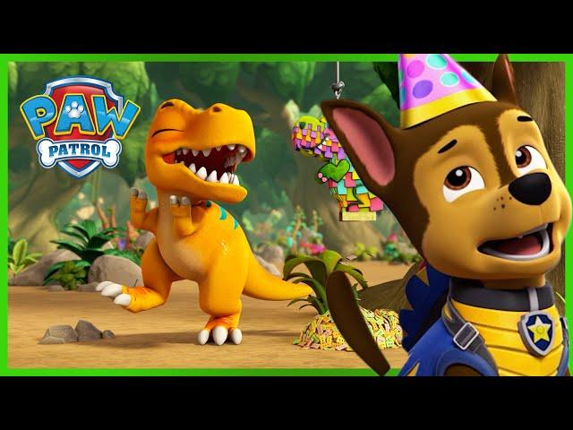 Pups Save a Tyrannosaurus’ Birthday and MORE! - PAW Patrol - Cartoons for Kids