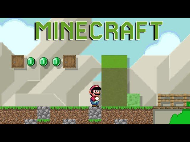 Minecraft in Super Mario Maker 2