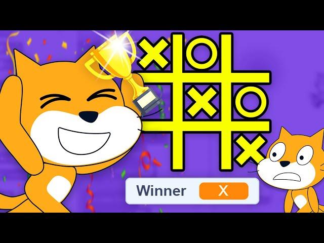 How to make TIC TAC TOE Game in Scratch!