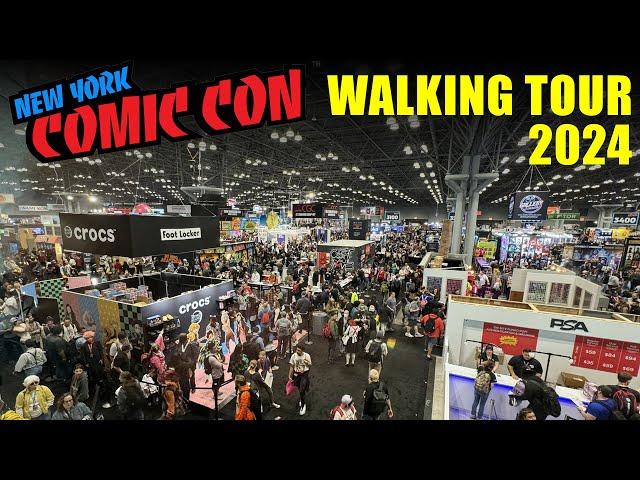 New York comic con 2024  -Show Floor Walkthrough - Full Tour - 4k