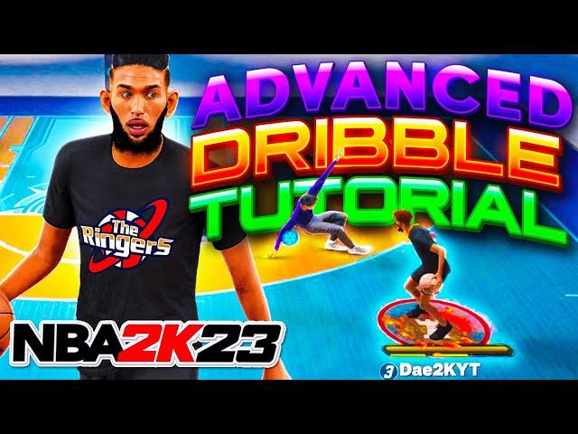 NBA2K23 ADVANCED DRIBBLE TUTORIAL w/ HANDCAM! FAST COMBOS - DRIBBLE LIKE 2K17 