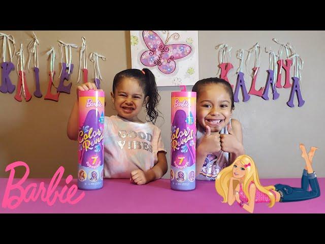 Barbie Color Reveal Doll With 7 Surprises!! Unboxing! Toy Reveal!