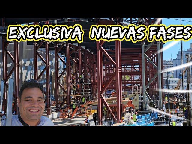 OBRAS EN EL CAMP NOU 26/09/24. NUEVAS FASES EN LA TRIBUNA Y  MUCHO MÁS.  QUE SIGA LA FIESTA