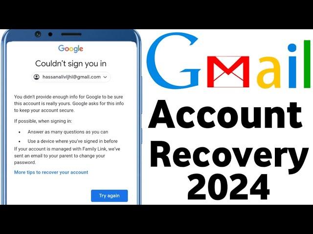 gmail password forget problem couldn't sign you in || How to recovery gmail account || Ehsan tech