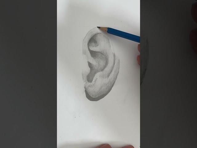 Draw an Ear! (Human, Elf, and Vulcan) | Artist #shorts