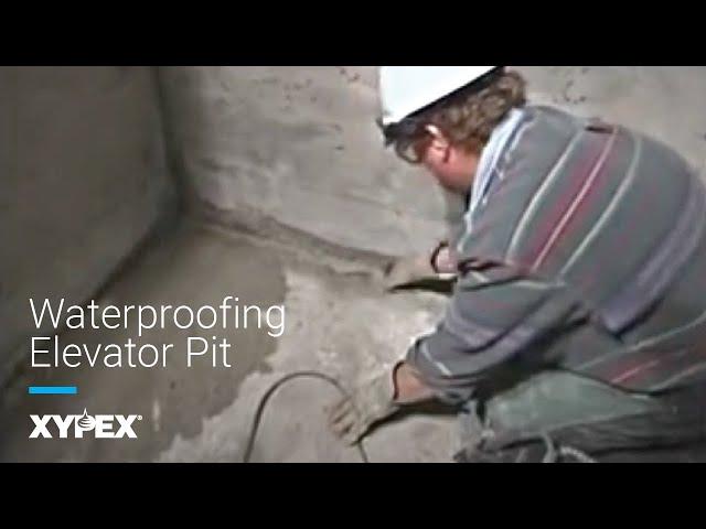 Waterproofing Elevator Pit with Xypex