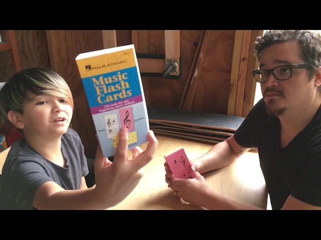 Music Flash Cards for Piano by Hal Leonard Corp - Unboxing