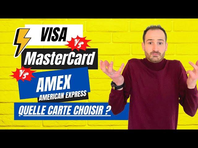 Visa vs. MasterCard vs. American Express : Quelle carte choisir ? 🪙