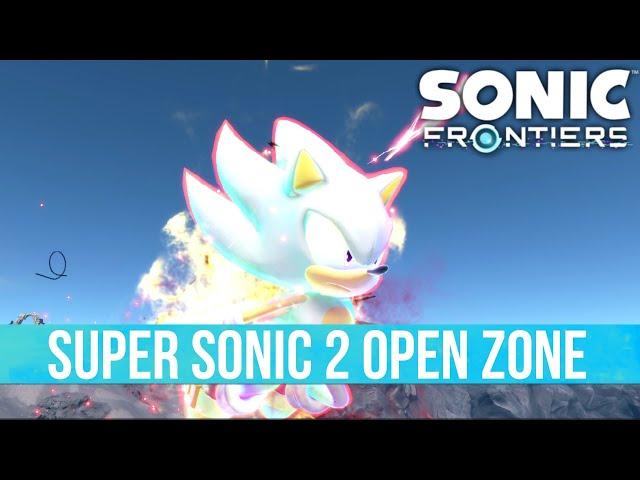 Super Sonic 2 Transformation in Open Zone! | Sonic Frontiers Mods