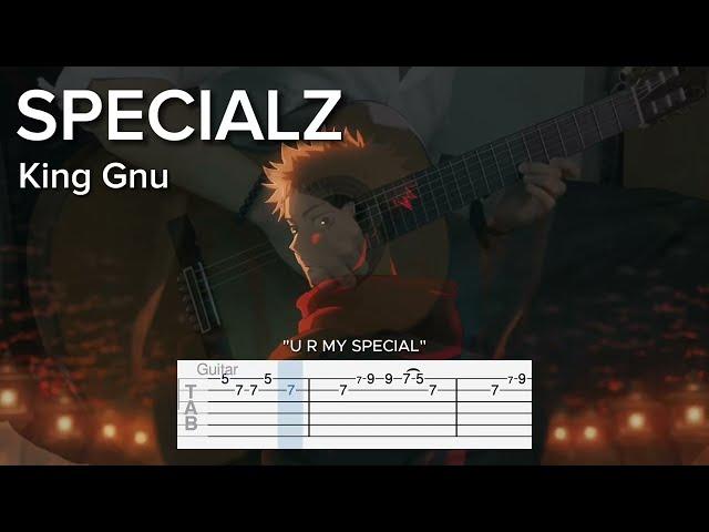 Jujutsu Kaisen | SPECIALZ by King Gnu (EASY Guitar Tab)