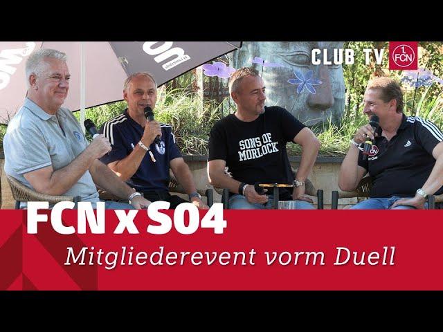 FCN x S04 - Geselliger Abend unter Freunden | UnserClub | 1. FC Nürnberg