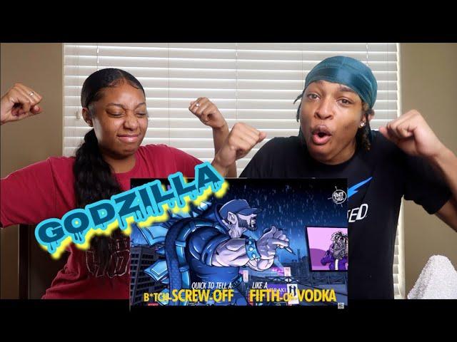 EMINEM FAN MADE A CRAZY GODZILLA ANIMATED VIDEO!! (REACTION)